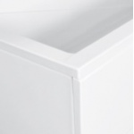 Besco Quadro Obudowa prostokątna 155x70 biała OAQ-155-PK