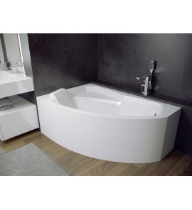Besco Rima Wanna asymetryczna Lewa 130x85 biała WAR-130-NL