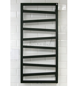 Terma ZigZag Grzejnik wodny ścienny 107x50 cm Metallic Black WGZIG107050KMBCZ8