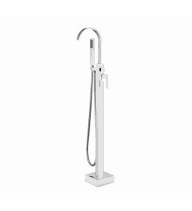 Besco Modern Bateria Wannowa Wolnostojąca chrom BW-MII-CH