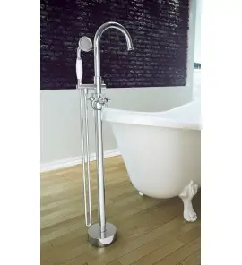 Besco Retro Bateria Wannowa Wolnostojąca chrom BW-RI-CH