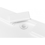 Besco Axim Brodzik Półokrągły UltraSlim 80x80 biały BAX-80-NR