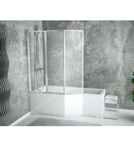 Besco Ambition Premium 3 Parawan Nawannowy 3-skrzydłowy 130x140 PAP-3S