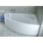 Besco Cornea Wanna asymetryczna Prawa 140x80 biała WAC-140-NP