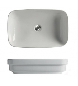 Kerasan Tribeca Umywalka Stawiana Na Blat/Wpuszczana w Blat 60x38 cm Biała 514301