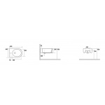 Kerasan Flo Bidet Wiszący 36x50 cm Biały 312501
