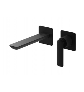 KOHLMAN EXPERIENCE Bateria umywalkowa podtynkowa czarny mat QW180EB