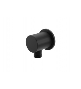 KOHLMAN Roxin Black Przyłącze kątowe okrągłe czarny mat QW166EB