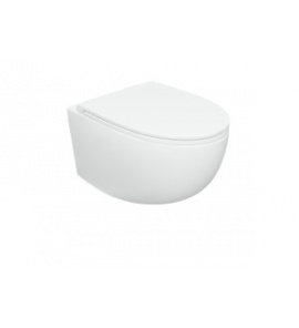 Esedra Bull WC Wiszący NO-RIM 53x36 cm panna MWWCSBLR