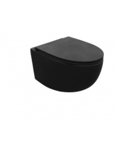Esedra Bull WC Wiszący NO-RIM 53x36 cm grafite MBWCSBLR