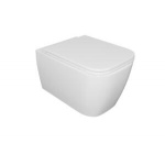 Esedra Quadra WC Wiszący NO-RIM 54x36 cm biały WCSQDR