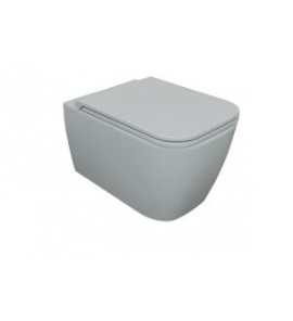 Esedra Quadra WC Wiszący NO-RIM 54x36 cm ghiaccio GHWCSQDR