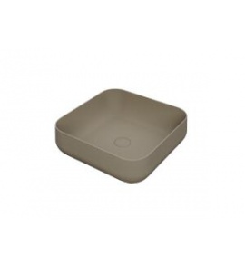 Esedra Qube 1 Umywalka Stawiana na Blat 44x44 cm sabbia SALVQ1