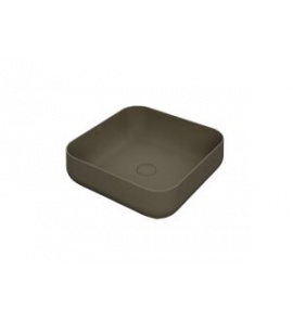 Esedra Qube 1 Umywalka Stawiana na Blat 44x44 cm caffe CFLVQ1