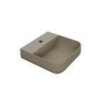 Esedra Qube 2 Umywalka Stawiana na Blat/Ścienna 44x44 cm sabbia SALVQ2
