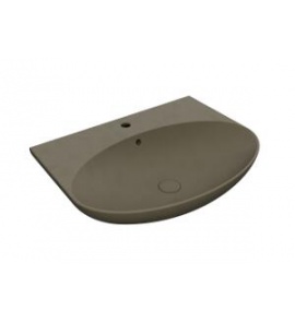 Esedra Flat 4 Umywalka Stawiana na Blat/Ścienna 69x54 cm caffe CFLVF4