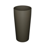 Esedra Flat 5 Umywalka Wolnostojąca ø42 cm caffe CFLVF5
