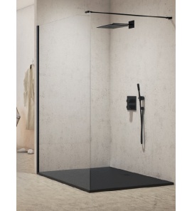 New Trendy New Modus Black Ścianka Prysznicowa Walk-In 100x200 cm czarna EXK-0059