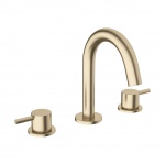 Crosswater MPRO Bateria umywalkowa 3-otworowa bez korka brushed brass PRO135DNF