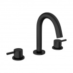 Crosswater MPRO Bateria umywalkowa 3-otworowa bez korka black matt PRO135DNM