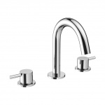 Crosswater MPRO Bateria umywalkowa 3-otworowa bez korka chrom PRO135DNC