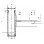 Crosswater MPRO Syfon umywalkowy butelkowy chrom BTR0402C