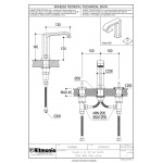 Ritmonio Taormina Bateria umywalkowa 3-otworowa bez korka chrom PR35AP201CRL