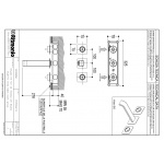 Ritmonio Taormina Bateria umywalkowa podtynkowa bez korka chrom PR35AR202CRL