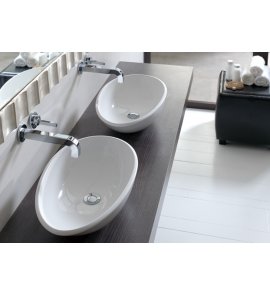 Victoria+Albert Napoli Umywalka Stawiana na Blat 57x34,5cm Biała mat VB-NAP57M-SM-NO