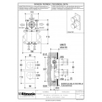 Ritmonio Taormina Bateria wannowo-natryskowa termostatyczna podtynkowa chrom PR35HG202CRL