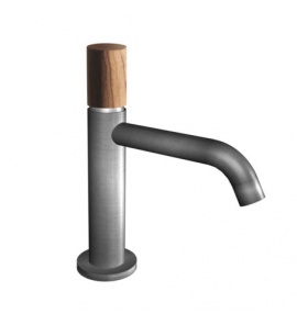 Bongio Time2020 Wood Bateria umywalkowa jednootworowa brushed stainless steel 69521AS00