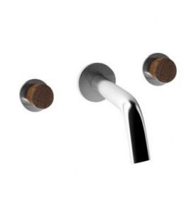 Bongio Time2020 Wood Bateria umywalkowa podtynkowa brushed stainless steel 69540AS00