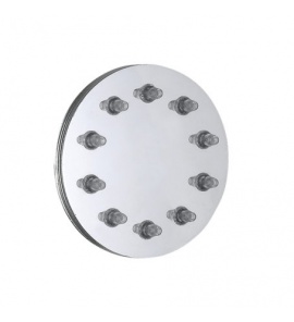 Bongio Time2020 Wellness Dysza boczna Ø50 mm okrągła brushed stainless steel 70867ASRO