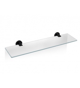  Decor Walther Basic BA GLA60 Półka łazienkowa ścienna biały/czarny mat 0531660  W MAGAZYNIE!!