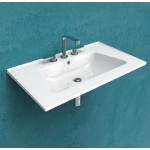 Flaminia Bloom Umywalka ścienna 87x51,5 biała BM85L