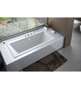 Besco Quadro Slim Wanna prostokątna 170x75 cm biała WAQ-170-SL