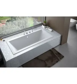 Besco Quadro Slim Wanna prostokątna 170x75 cm biała WAQ-170-SL