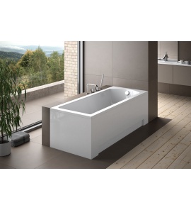 Besco Shea Wanna prostokątna 160x70 cm biała WAS-160-PK