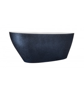 Besco Goya Glam Wanna Wolnostojąca 142x62 cm biała/grafit WMD-140-GG