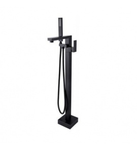 Besco Varium Bateria Wannowa Wolnostojąca czarny matt BW-V-CZ