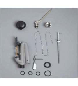 Simas Mechanizm spłukujący do zbiornika WC chrom R02/R 02