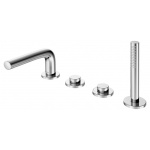Keuco Edition 400 Bateria wannowa 4-otworowa na brzegu wanny, Chrom 51530010100
