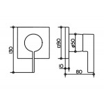 Ideal Standard Ipalyss Umywalka stawiana na blat 60x38 cm owalna biała E139601