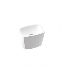 Marmorin Isar I Umywalka nablatowa 45,7xh30 cm Biały P_U_039_01_0457 