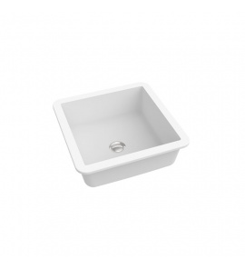 Marmorin Lena IV Umywalka podblatowa 44,8x44,8x16,7 cm Biały P_U_539_04_0448