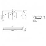 Marmorin Moira Bis 120 Umywalka meblowa/wpuszczana w blat 120x50x14,5 cm Biały P_U_059_05_1200