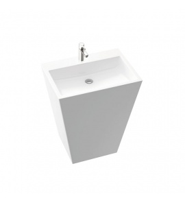 Marmorin Tebe 70 Umywalka stojąco-przyścianna 70x50x84,5 cm Biały P_S_082_02_0700