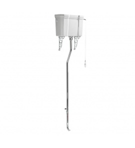 Ideal Standard Waverley Zbiornik spłukujący 6/4L górny ścienny+ozdobne mocowania biały U470701