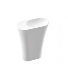 Marmorin Wega 60 SR Umywalka stojąca-przyścienna 60,7x30,5x84,5 cm Biały P_S_100_03_0607 