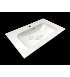 Villeroy&Boch Finion Umywalka meblowa 80x50 cm z korkiem biały mat 416484RW / 4164.84.RW